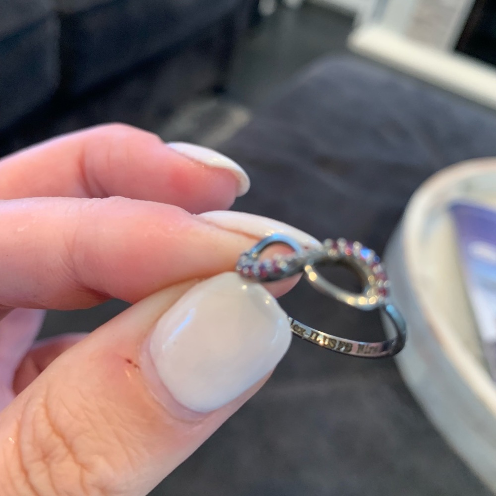 Sapphire Infinity Ring - image 3